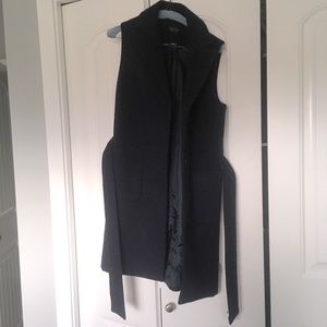 TopShop Long Felt Business Vest